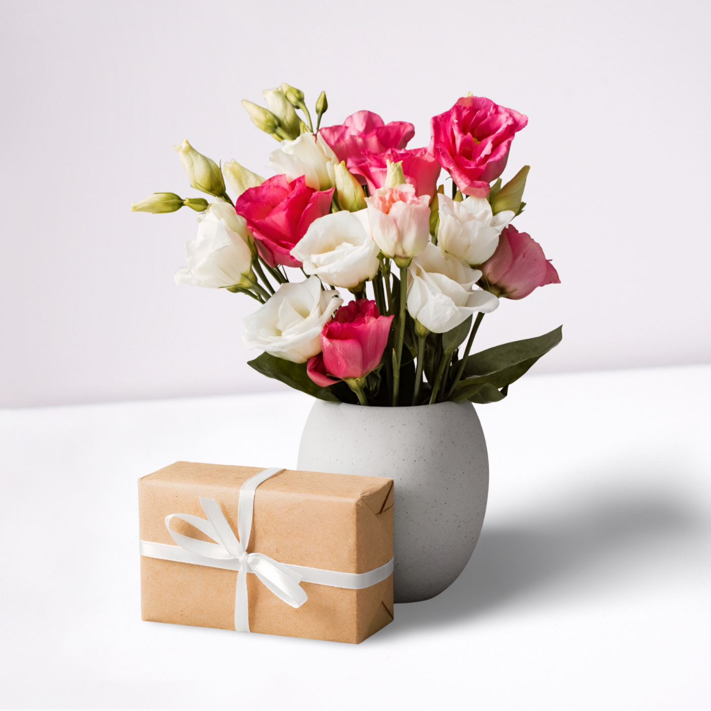 Vibrant Floral Bouquet in Basket