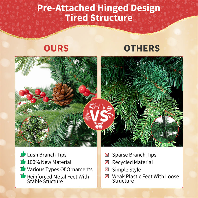 Christmas Tree PVC Artificial Snow Christmas Tree