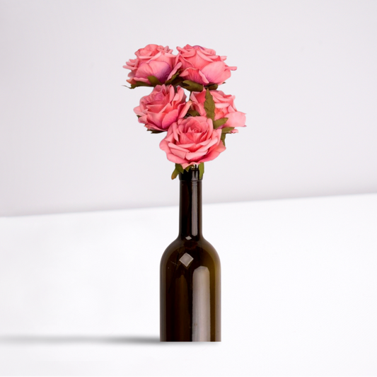 Romantic Rose Arrangement in Bottle