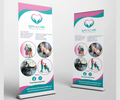 Twin Pullup Banner + Silver Base